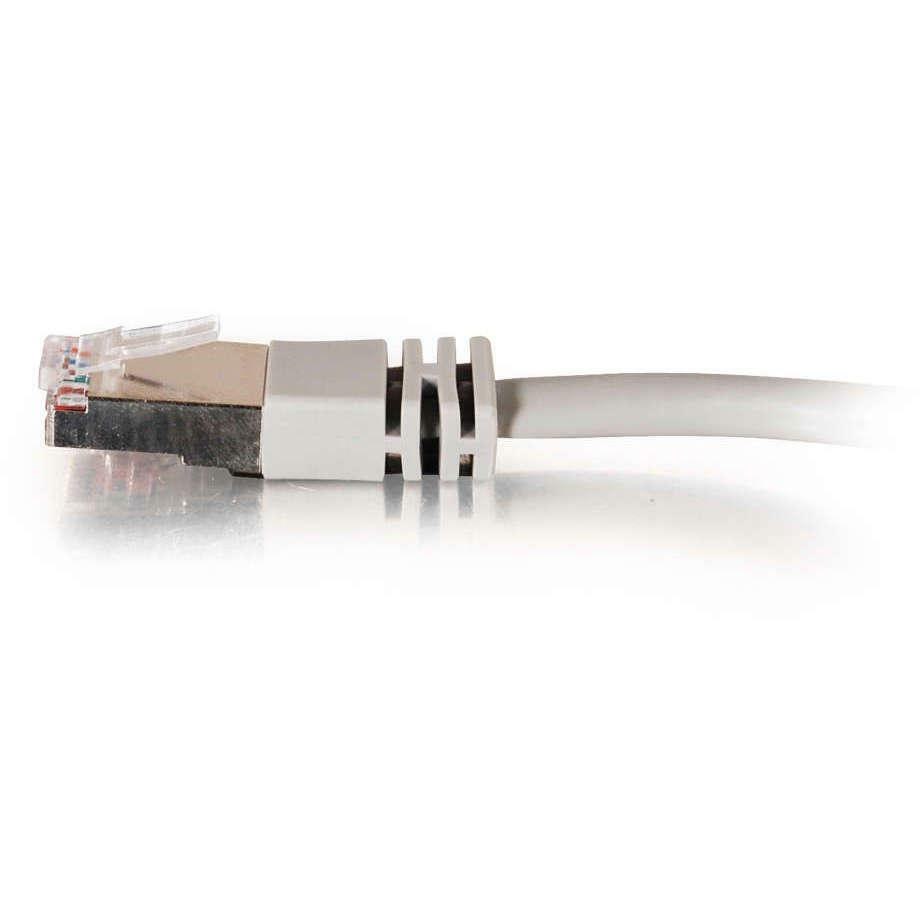 C2G-150ft Cat5e Molded Shielded (STP) Network Patch Cable - Gray