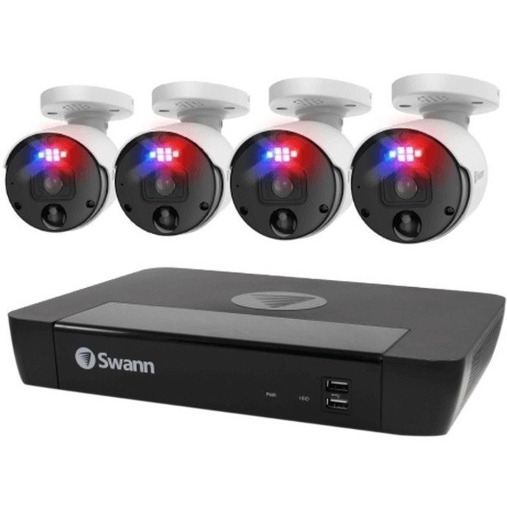 Swann Enforcer 8 Megapixel 8 Channel Night Vision Wired Video Surveillance System 2 TB HDD