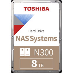 Toshiba N300 8 TB Hard Drive - 3.5" Internal - SATA (SATA/600)