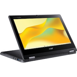 Acer Chromebook Spin 511 R756T R756T-C9PB 11.6" Touchscreen Convertible 2 in 1 Chromebook - HD - 1366 x 768 - Intel N100 Quad-core (4 Core) - 8 GB Total RAM - 64 GB Flash Memory - Shale Black