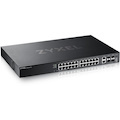 ZYXEL 24-port GbE L3 Access Switch with 6 10G Uplink