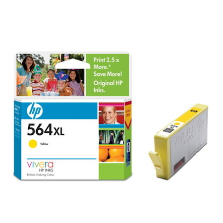 HP 564XL Original Inkjet Ink Cartridge - Yellow Pack
