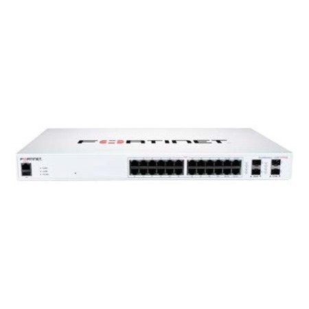 Fortinet FortiSwitch 100 FS-124F-POE 24 Ports Manageable Ethernet Switch - Gigabit Ethernet, 10 Gigabit Ethernet - 10/100/1000Base-T, 10GBase-X