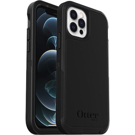 OtterBox Defender Rugged Case for Apple iPhone 12 Pro, iPhone 12 Smartphone - Black
