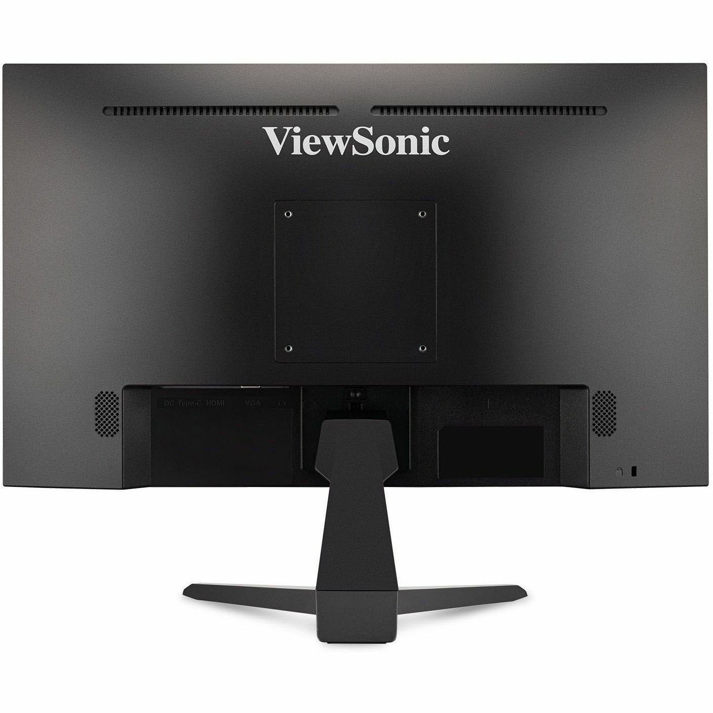 ViewSonic VX2467U 24 Inch 1080p Monitor with 65W USB C, Ultra-Thin Bezels, HDMI, and VGA input