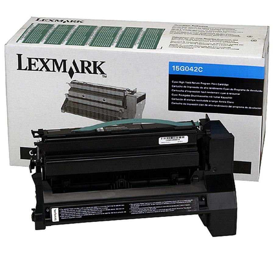 Lexmark Original High Yield Laser Toner Cartridge - Cyan - 1 Each