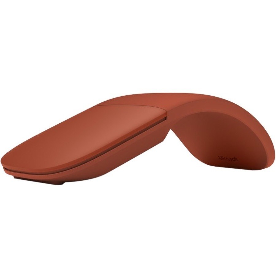 Microsoft Surface Arc Mouse - Bluetooth - BlueTrack - 2 Button(s) - Poppy Red