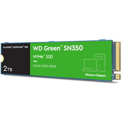 WD Green SN350 WDS200T3G0C 2 TB Solid State Drive - M.2 2280 Internal - PCI Express NVMe