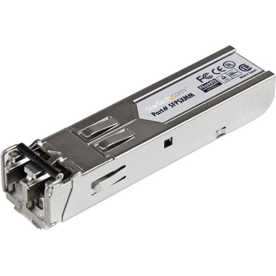 StarTech.com MSA Uncoded SFP Module - 1000BASE-SX - 1GE Gigabit Ethernet SFP 1GbE Multi Mode Fiber (MMF) Optic Transceiver - 550m DDM