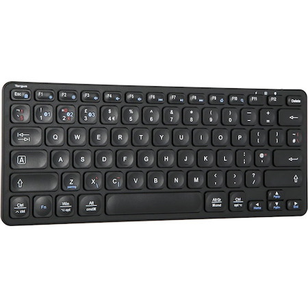 Targus AKB862UK Keyboard - Wireless Connectivity - English (UK) - QWERTY Layout - Black