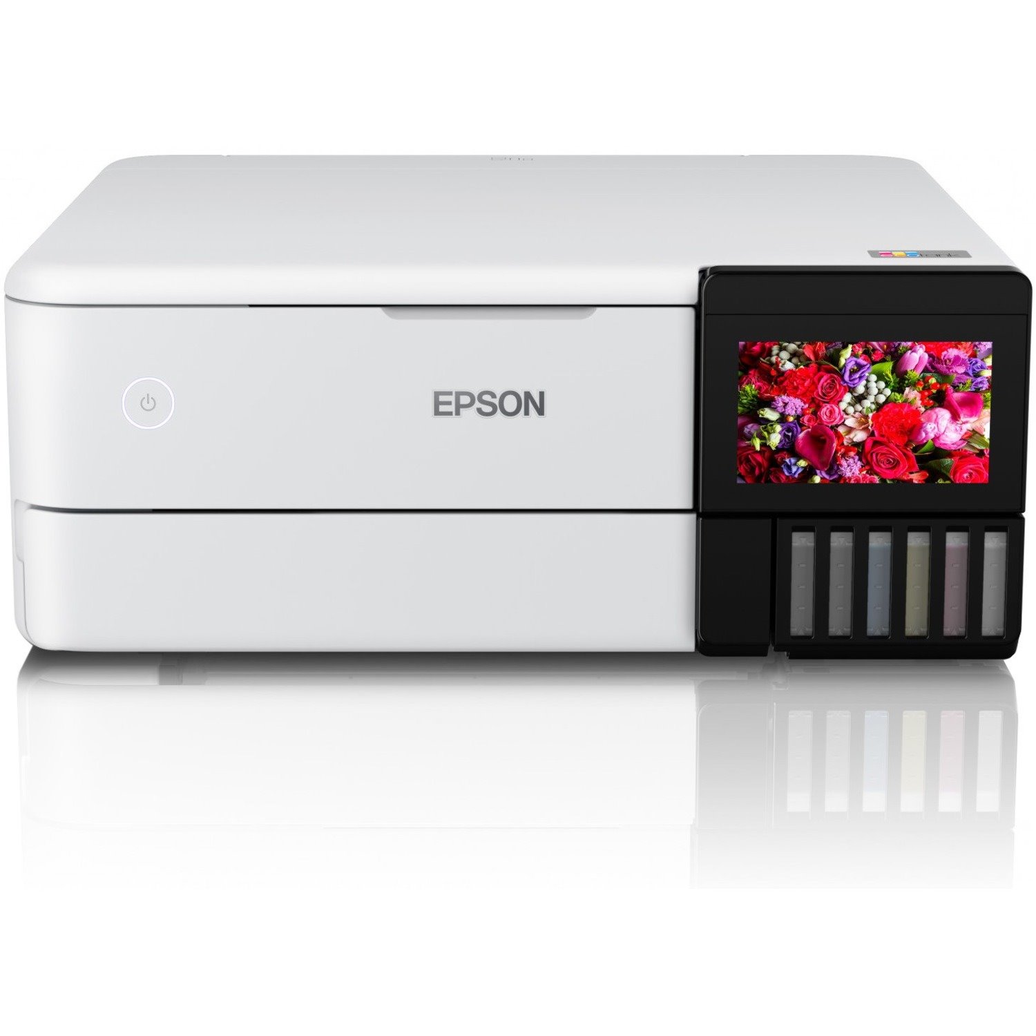 Epson EcoTank ET-8500 Wireless Inkjet Multifunction Printer - Colour - White
