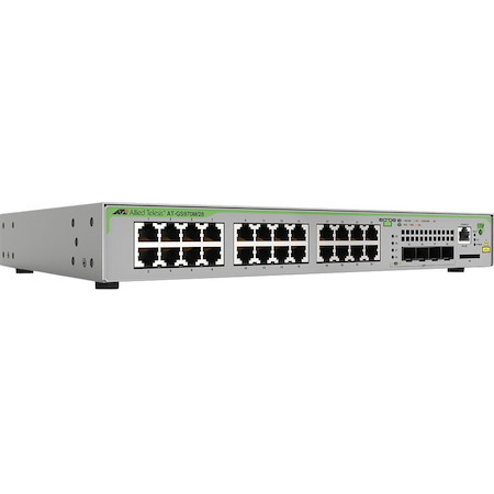 Allied Telesis L3 Switch with 24 x 10/100/1000T Ports and 4 x 100/1000X SFP Ports