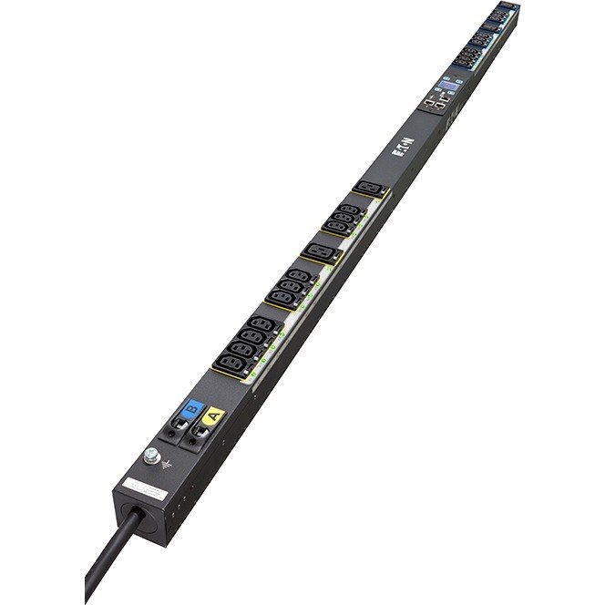 Eaton Managed Rack PDU, 0U, 36U, Input IEC-60309 16A 3ph, 11 kW max, 16A, 346-415V, Outlets 21XC13 : 3XC19