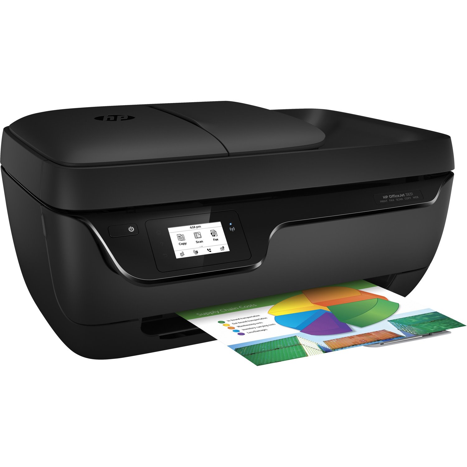 HP Officejet 3831 Wireless Inkjet Multifunction Printer - Colour