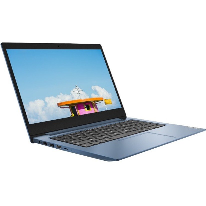 Lenovo IdeaPad 1 14IGL05 81VU0001UK 35.6 cm (14") Notebook - HD - 1366 x 768 - Intel Celeron N4020 Dual-core (2 Core) 1.10 GHz - 4 GB Total RAM - 64 GB Flash Memory - Ice Blue