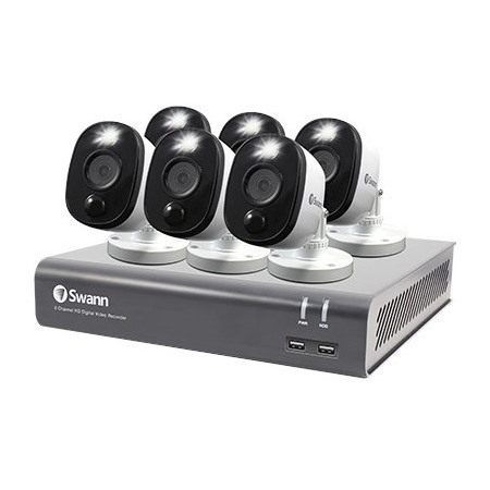 Swann 6 Camera 8 Channel 1080p Full HD DVR Security System - 1 TB HDD