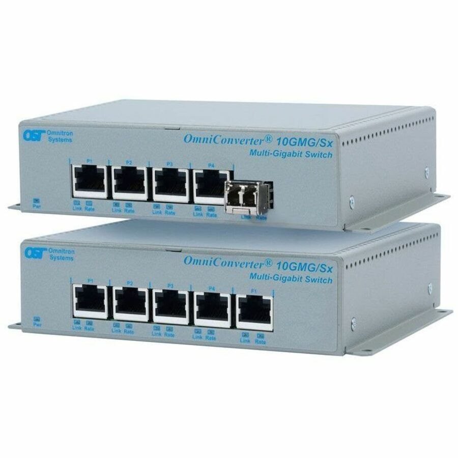 Omnitron Systems 10G Unmanaged Multi-Gigabit / Multi-Rate Ethernet Switch