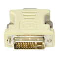 5PK DVI-I (29 pin) Male to VGA Female White Adapters For Resolution Up to 1920x1200 (WUXGA)