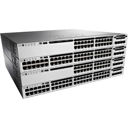 Cisco Catalyst 3850 WS-C3850-24P-E 24 Ports Manageable Layer 3 Switch - Gigabit Ethernet - 10/100/1000Base-T