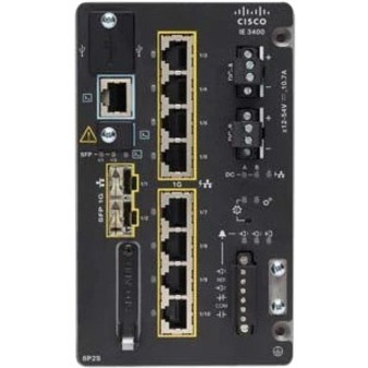 Cisco Catalyst IE3400 IE-3400-8P2S-E 8 Ports Manageable Ethernet Switch