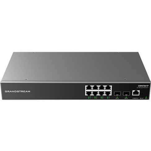 Grandstream GWN7800 GWN7801 8 Ports Manageable Ethernet Switch - Gigabit Ethernet - 1000Base-T, 1000Base-X