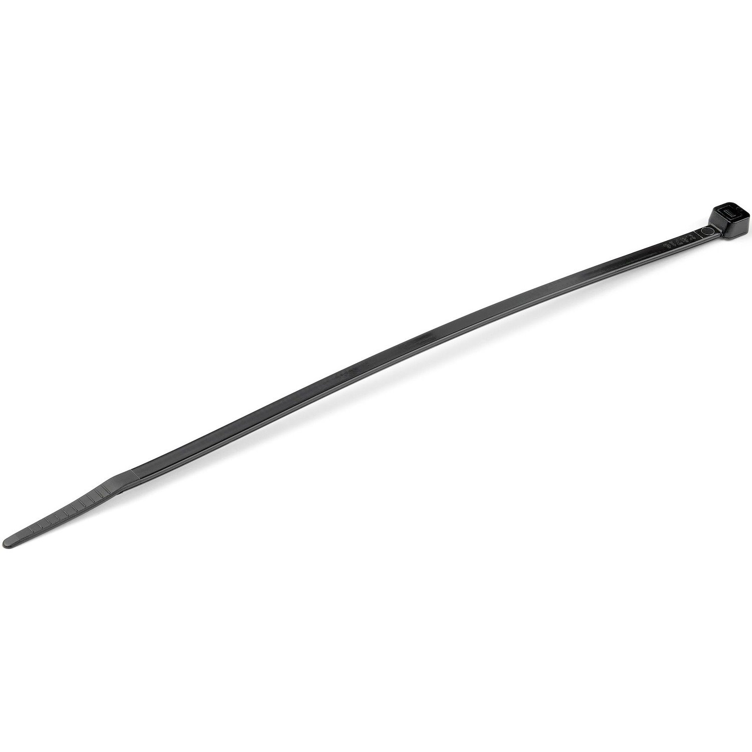 StarTech.com 8"(20cm) Cable Ties, 2-1/8"(55mm) Dia, 50lb(22kg) Tensile Strength, Nylon Self Locking Zip Ties, UL Listed, 100 Pack, Black