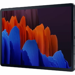 Samsung Galaxy Tab S7+ SM-T970 Tablet - 12.4" WQXGA+ - Octa-core (Cortex A77 Single-core (1 Core) 3.09 GHz + Cortex A77 Triple-core (3 Core) 2.42 GHz + Cortex A55 Quad-core (4 Core) 1.80 GHz) - 6 GB RAM - 128 GB Storage - Android 11 - Mystic Black