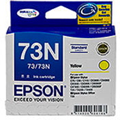 Epson DURABrite No. 73N Original Inkjet Ink Cartridge - Yellow Pack