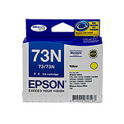 Epson DURABrite No. 73N Original Inkjet Ink Cartridge - Yellow Pack