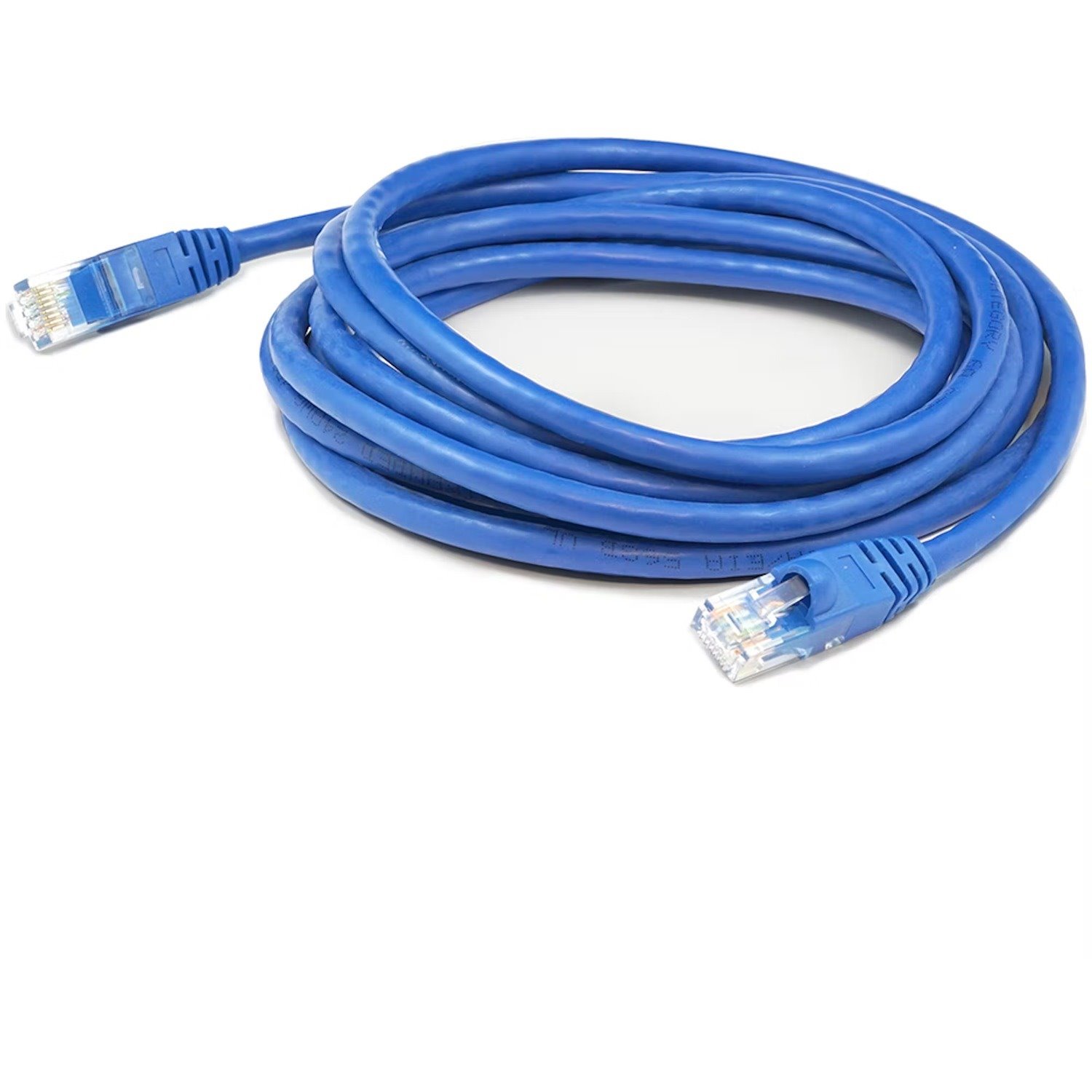 AddOn 2ft Blue CAT 6 PVC Ethernet Cable Snagless Bubble Boot RJ-45 M/M