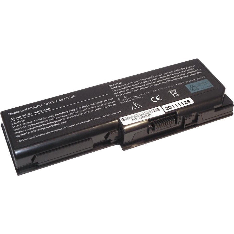 Compatible 9 cell (6600 mAh) battery for Toshiba Satellite A200; A205; A210; A215; A300; A305; L300; L305; M200; M205