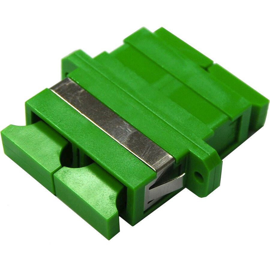 Dynamix Fibre SC-APC to SC-APC Duplex, Single-mode Joiner, Ceramic sleeve, Green Colour