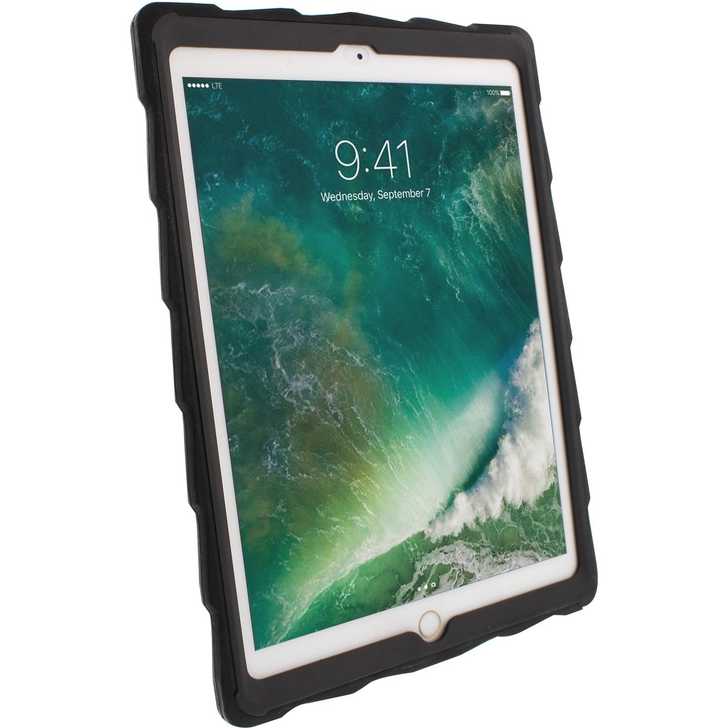 Gumdrop Drop Tech Case for iPad (2017) - Black, Smoke, Transparent