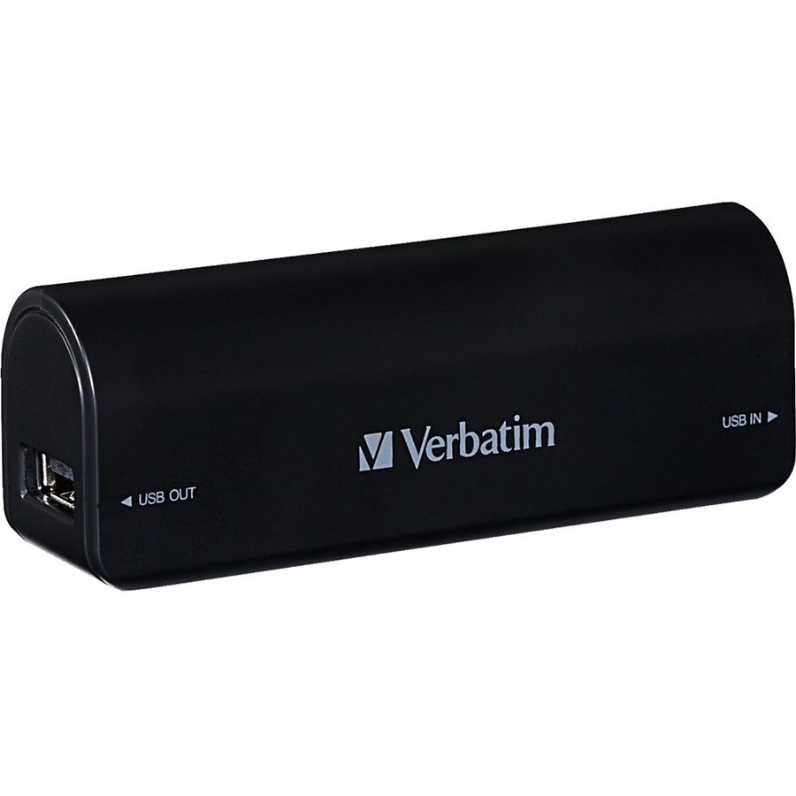 Verbatim Portable Power Pack, 2600mAh - Black