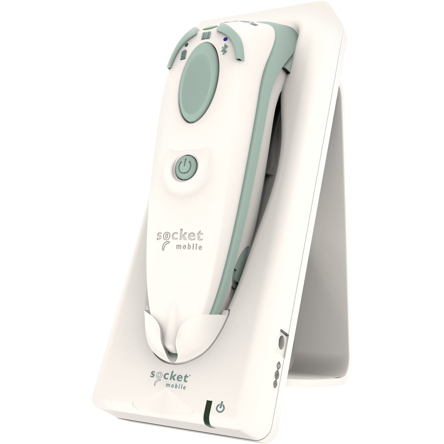 Socket Mobile DuraScan D755 Healthcare Handheld Barcode Scanner - Wireless Connectivity - White