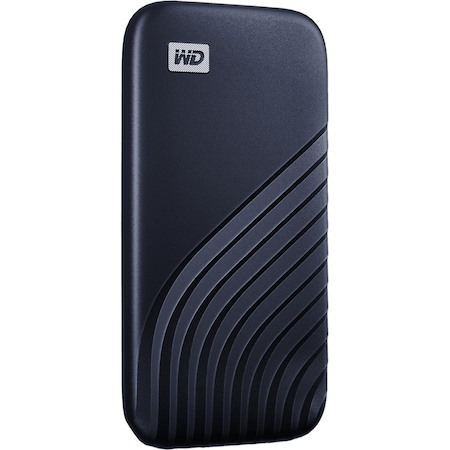 WD My Passport WDBAGF0010BBL-WESN 1 TB Portable Solid State Drive - External - Midnight Blue