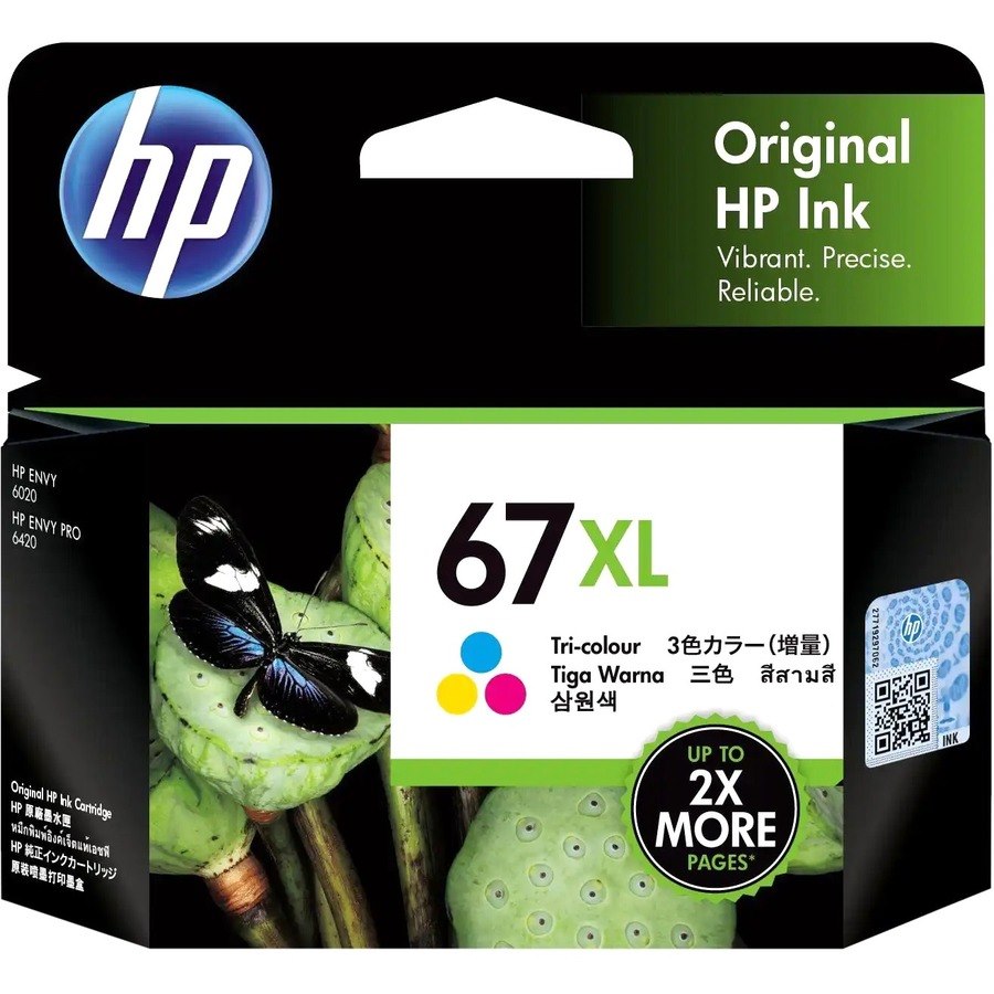 HP 67XL Original Inkjet Ink Cartridge - Tri-colour Pack