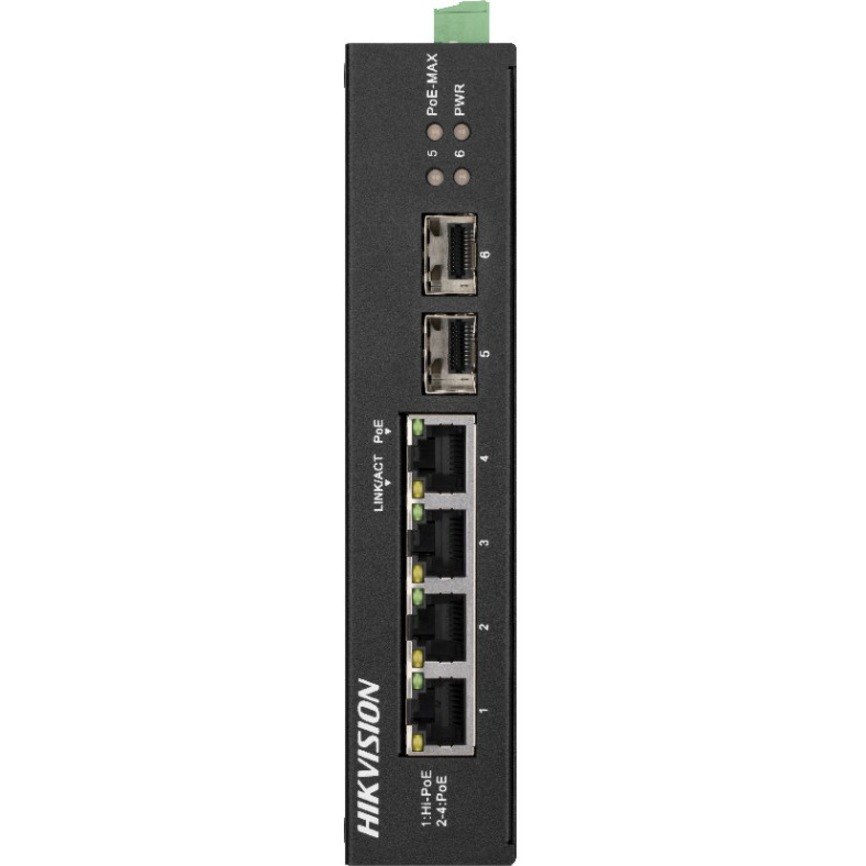 Hikvision DS-3T0506HP-E/HS 4-Port Gigabit Unmanaged Hi-PoE Switch