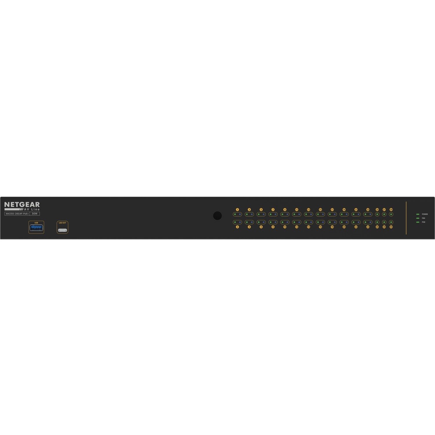 Netgear M4250-26G4F-PoE+ AV Line Managed Switch