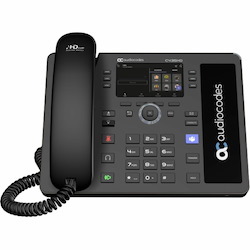AudioCodes C435HD IP Phone - Corded - Corded - Wall Mountable, Desktop - Black