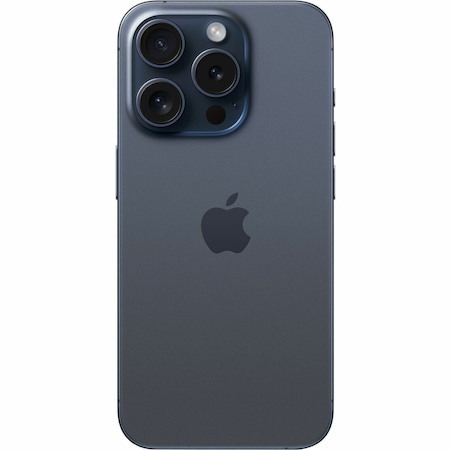 Apple iPhone 15 Pro 128 GB Smartphone - 6.1" OLED 2556 x 1179 - Hexa-core (A17 ProDual-core (2 Core) 3.78 GHz + A17 Pro Quad-core (4 Core) - 8 GB RAM - iOS 17 - 5G - Blue Titanium
