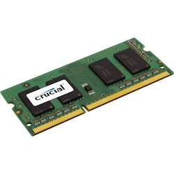 Crucial 2GB, 204-pin SoDIMM, DDR3 PC3-12800 Memory Module