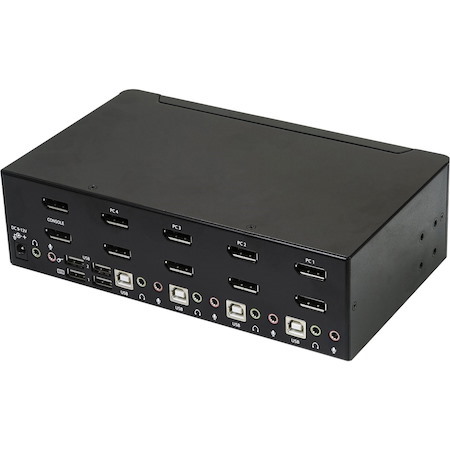 StarTech.com 4-Port Dual DisplayPort KVM Switch - 4K 60Hz