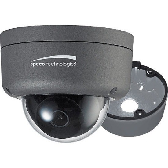 Speco Intensifier HiD8 2 Megapixel Full HD Surveillance Camera - Color - Dome - Dark Gray - TAA Compliant