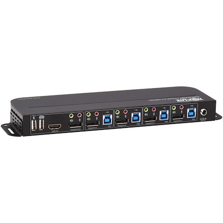 Tripp Lite 4-Port DisplayPort/USB KVM Switch 4K 60 Hz HDR HDCP 2.2 IR DP 1.4 USB Sharing