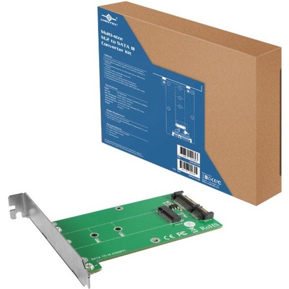 Vantec Multi-size M.2 to SATA III Port Converter Kit