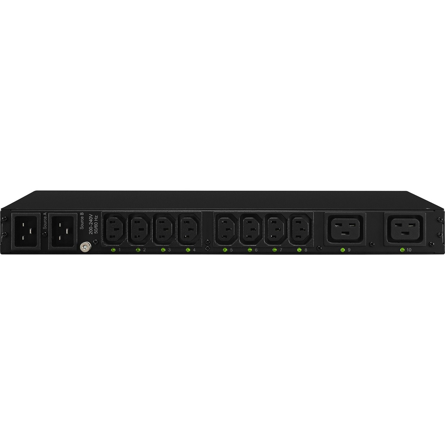 CyberPower PDU20SWHVIEC10ATNET 200 - 240 VAC 20A Switched ATS PDU