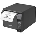 Epson TM-T70II (025A1) Desktop Direct Thermal Printer - Monochrome - Receipt Print - USB - Serial - With Cutter - Black