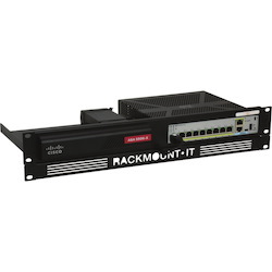 RACKMOUNT.IT Cisrack Rack Mount for Network Security & Firewall Device - Jet Black - TAA Compliant