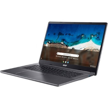 Acer Chromebook 317 CB317-1HT CB317-1HT-P5PF 17.3" Touchscreen Chromebook - Full HD - 1920 x 1080 - Intel Pentium Silver N6000 Quad-core (4 Core) 1.10 GHz - 8 GB Total RAM - 64 GB Flash Memory - Titanium Gray
